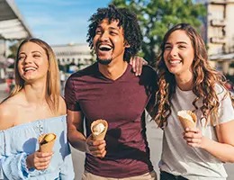 group of diverse young adults